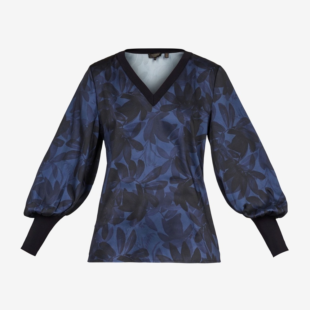 Navy Blue Women's Top - Picture 5 of 15
